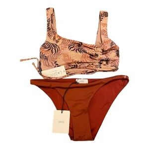 L*Space Wilder Shimmer Top/ Onia Ashley Bottom NWT